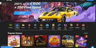 Need For Spin websted forhåndsvisning