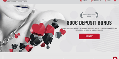 Platinum Play Online websted forhåndsvisning