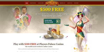 معاينة Players Palace للموقع