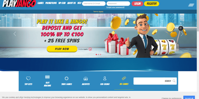 PlayJango websted forhåndsvisning