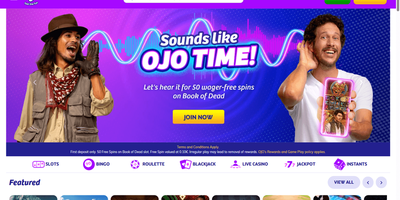 معاينة PlayOJO للموقع