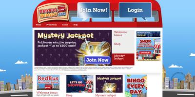 معاينة RedBus Bingo للموقع