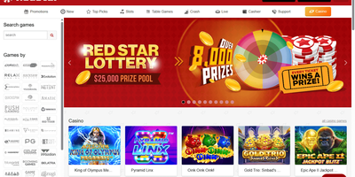RedStar websted forhåndsvisning
