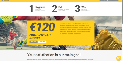 ReloadBet predogled spletnega mesta