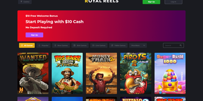 معاينة Royal Reels للموقع
