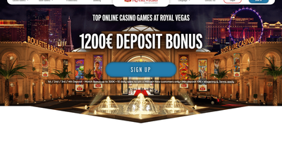 معاينة Royal Vegas للموقع