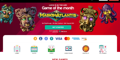 Ruby Slots nettsted forhåndsvisning