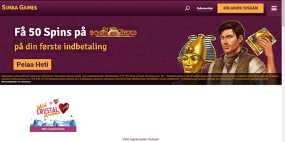 Simba Games websted forhåndsvisning