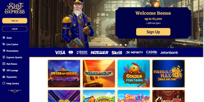 Slot Express websted forhåndsvisning