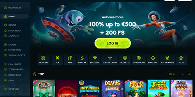 Slotexo websted forhåndsvisning
