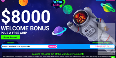 معاينة Sloto Stars للموقع