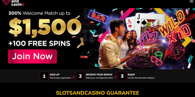 SlotsandCasino nettsted forhåndsvisning