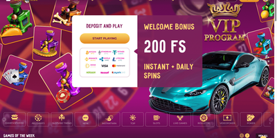 Slotvibe websted forhåndsvisning