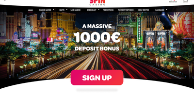 معاينة Spin للموقع