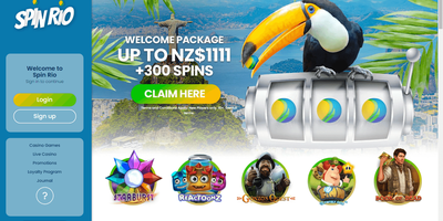 Spin Rio nettsted forhåndsvisning