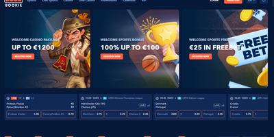 Spinbookie nettsted forhåndsvisning