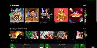 معاينة SportoSpin للموقع