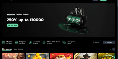 Treasure Spins sitevoorbeeld
