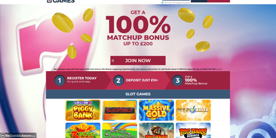 UK Slot Games webbplatsförhandsvisning