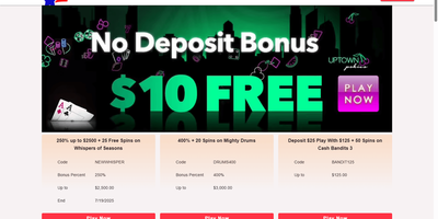 Uptown Pokies websted forhåndsvisning