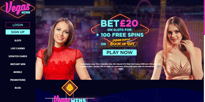 Vegas Wins predogled spletnega mesta