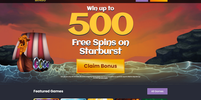 Viking Bingo webbplatsförhandsvisning