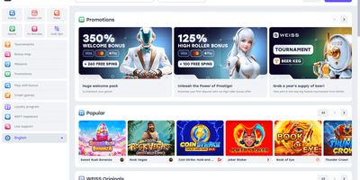 Weiss websted forhåndsvisning