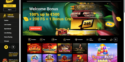 ZetCasino nettsted forhåndsvisning